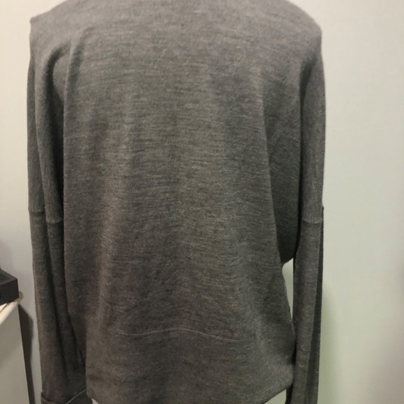 Merino Wool Grey Sweater - Picture 4 of 5